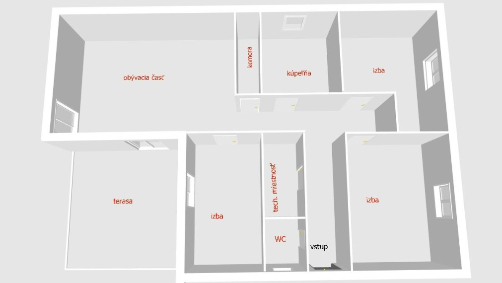 Exkluzívne iba u nás krásna novostavba v obci Uhrovec - dokončená