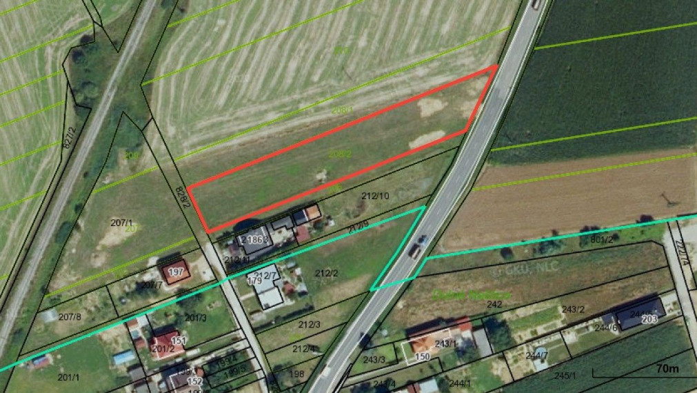 Exkluzívne na predaj stavebný pozemok3331m2- Dolné Naštice