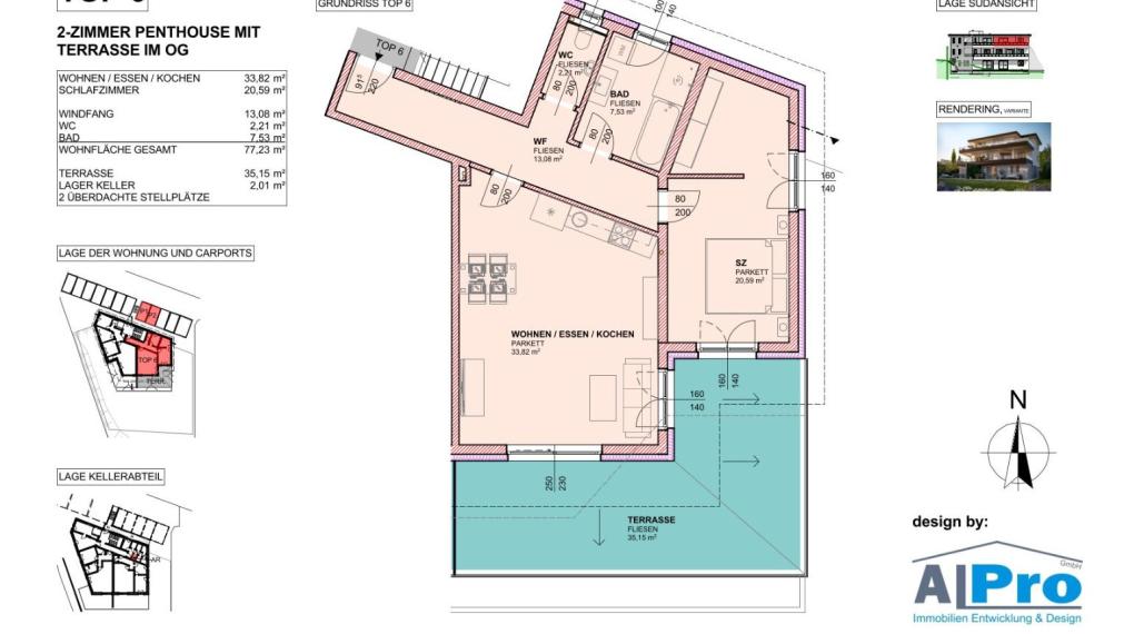 Exkluzívne v ponuke  6 luxusných apartmánov v najkrajšej lokalite Korutánska, v oblasti Villach
