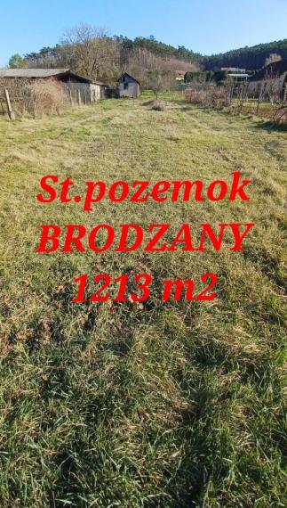 SUPER CENA - Stavebný pozemok  1213 m2 obec BRODZANY
