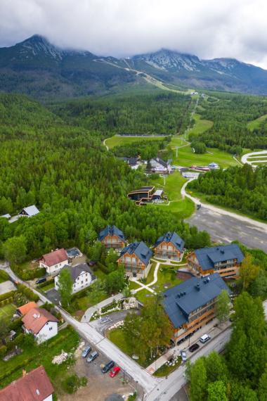 Exkluzívny  Apartmán v hotelovom komplexe s najlepším výhľadom priamo u lanovky - Apartmán Elements, Tatranská Lomnica - Vysoké Tatry