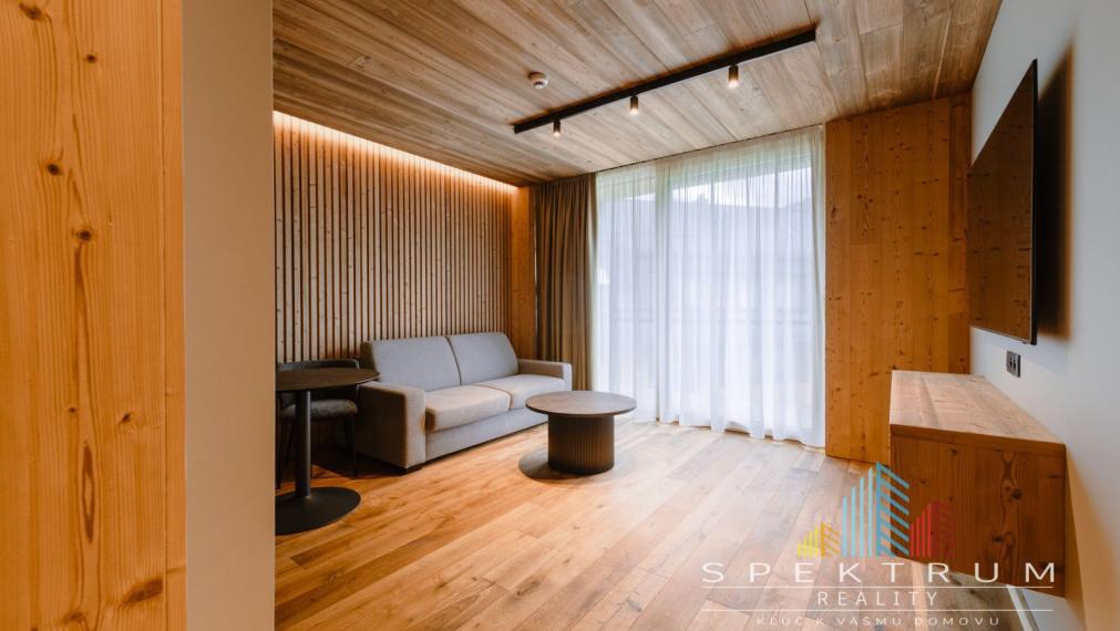 Exkluzívny  Apartmán v hotelovom komplexe s najlepším výhľadom priamo u lanovky - Apartmán Elements, Tatranská Lomnica - Vysoké Tatry
