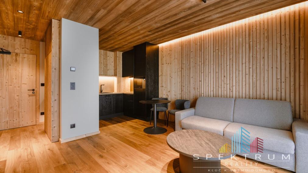 Exkluzívny  Apartmán v hotelovom komplexe s najlepším výhľadom priamo u lanovky - Apartmán Elements, Tatranská Lomnica - Vysoké Tatry