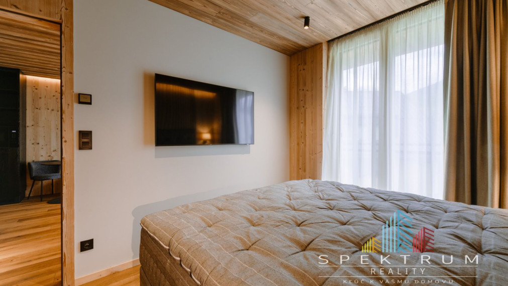 Exkluzívny  Apartmán v hotelovom komplexe s najlepším výhľadom priamo u lanovky - Apartmán Elements, Tatranská Lomnica - Vysoké Tatry