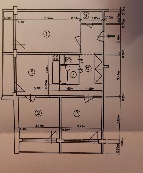 SPEKTRUM REALITY- Na Predaj 3-izbový byt, 76.46 m2 , 4x loggie, okres Detva