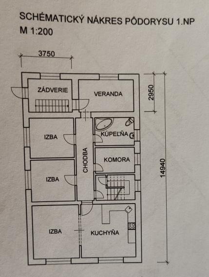 EXKLUZÍVNE-SPEKTRUM REALITY - Na PREDAJ Dvojgeneračný 7-izbový rodinný dom s garážou, Kamenec pod Vtáčnikom, okres Prievidza