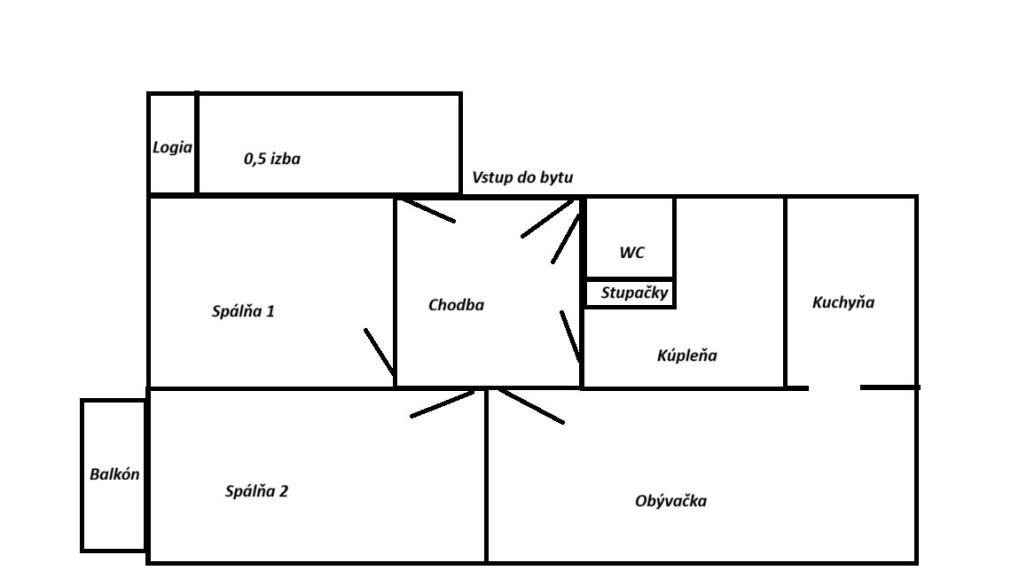 SPEKTRUM REALITY- Na PREDAJ kompletne prerobený 3.5-izbový byt, 82 m2, Prievidza