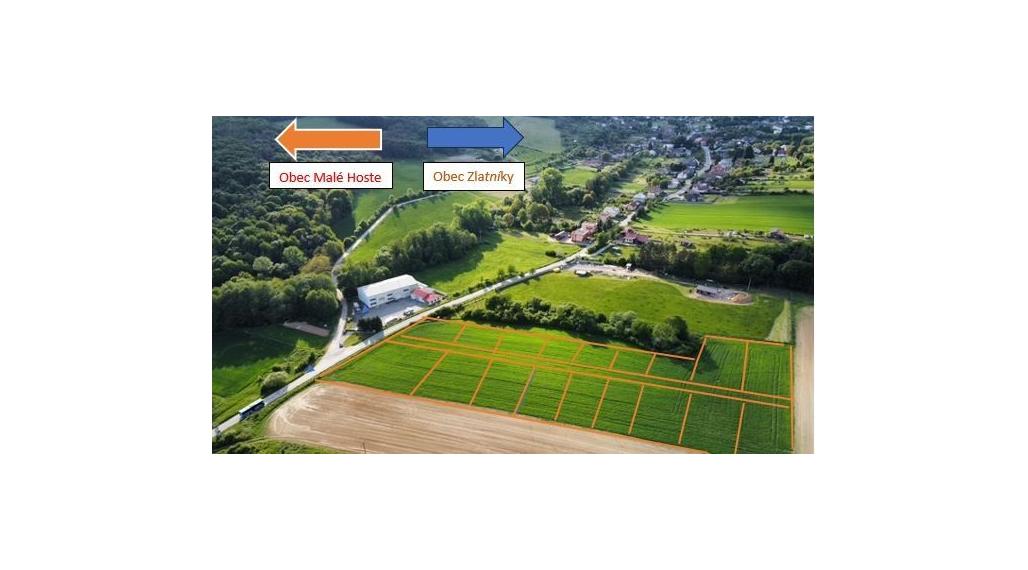 Investičný pozemok 15196 m2 Malé Hoste