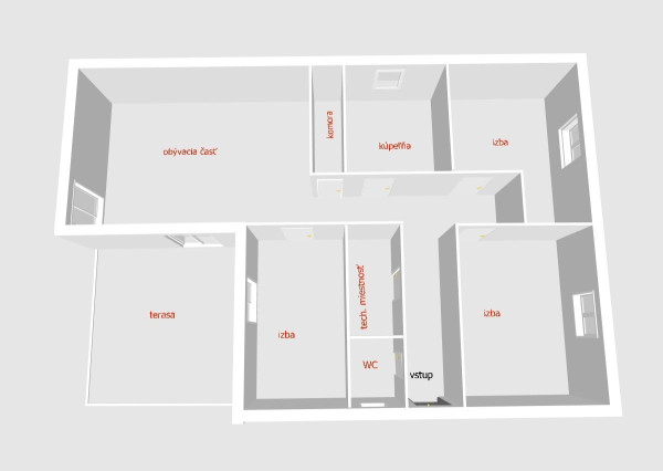 Exkluzívne iba u nás krásna novostavba v obci Uhrovec - dokončená