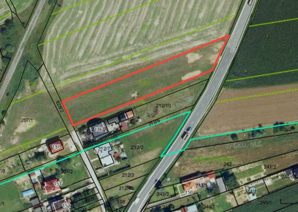 Exkluzívne na predaj stavebný pozemok3331m2- Dolné Naštice