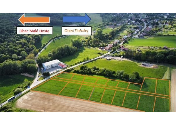 Investičný pozemok 15196 m2 Malé Hoste